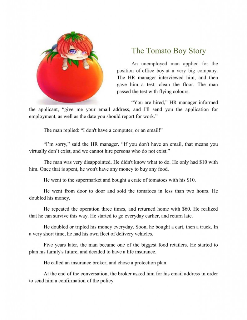 The Tomato Boy Story _01